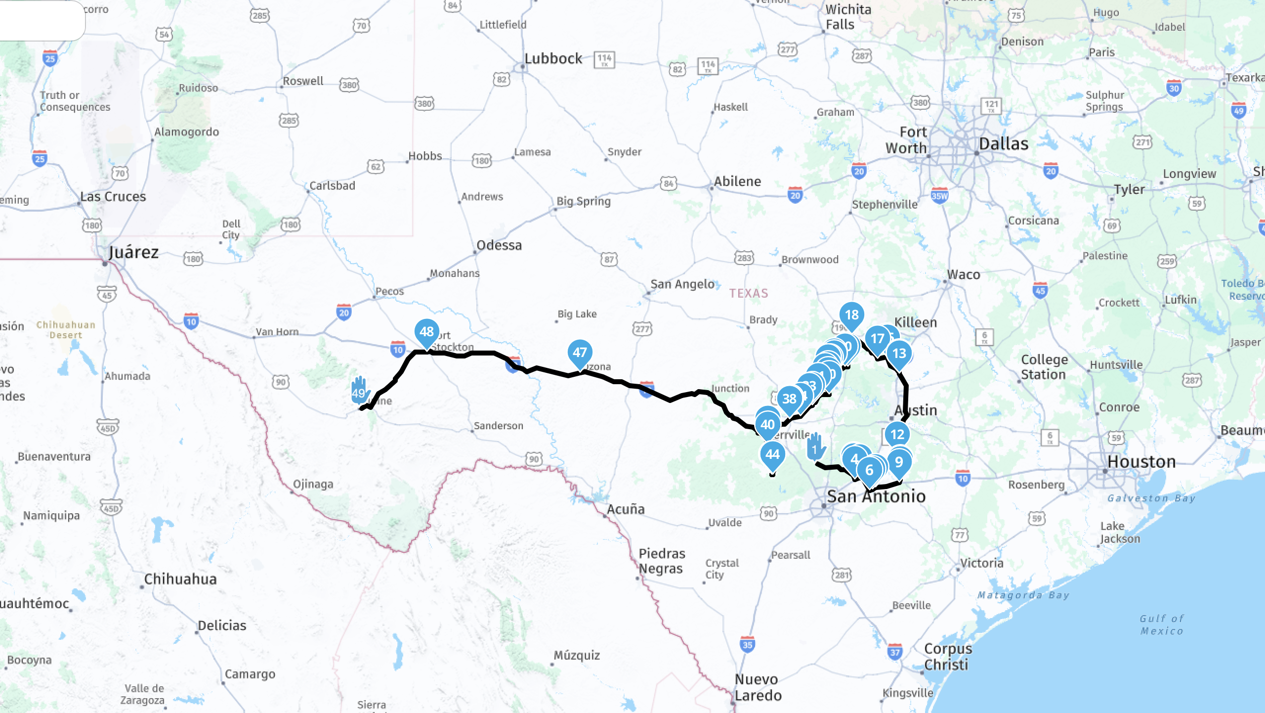 The Super Dilly Challenge route