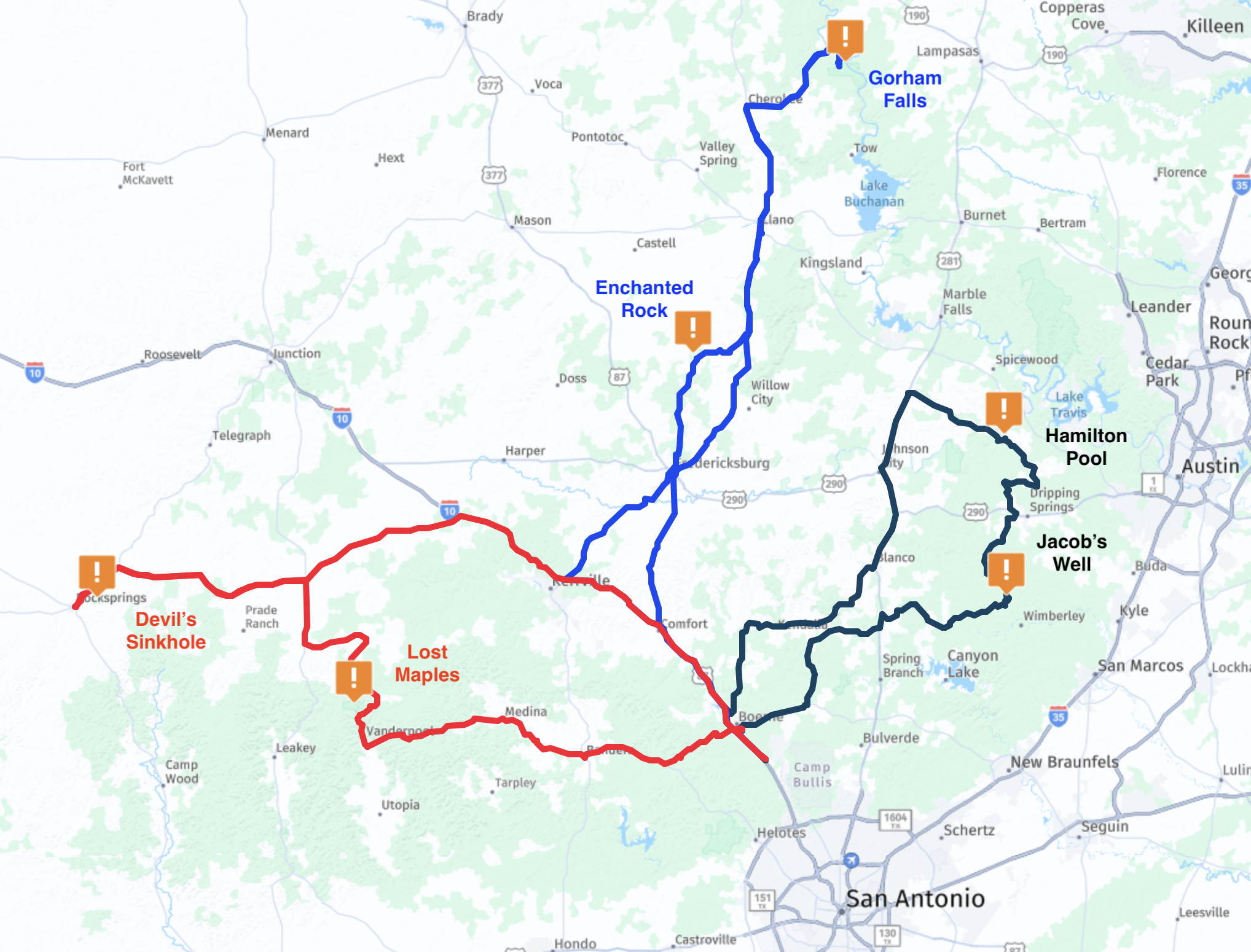 Texas Natural Wonders Challenge Ride