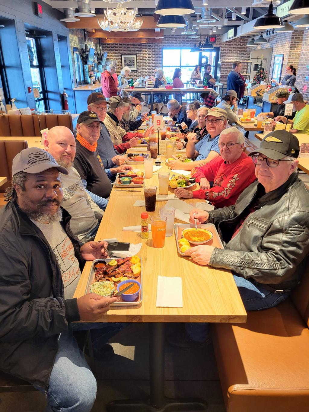 Another great Thursday ride! Jim'n Nick's BBQ, Foley, AL December 7