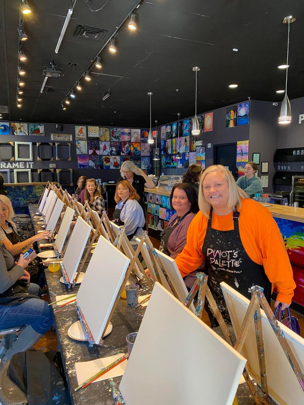 LOH Paint & Sip 6 Jan 2022 Redstone Chapter 4052 Huntsville