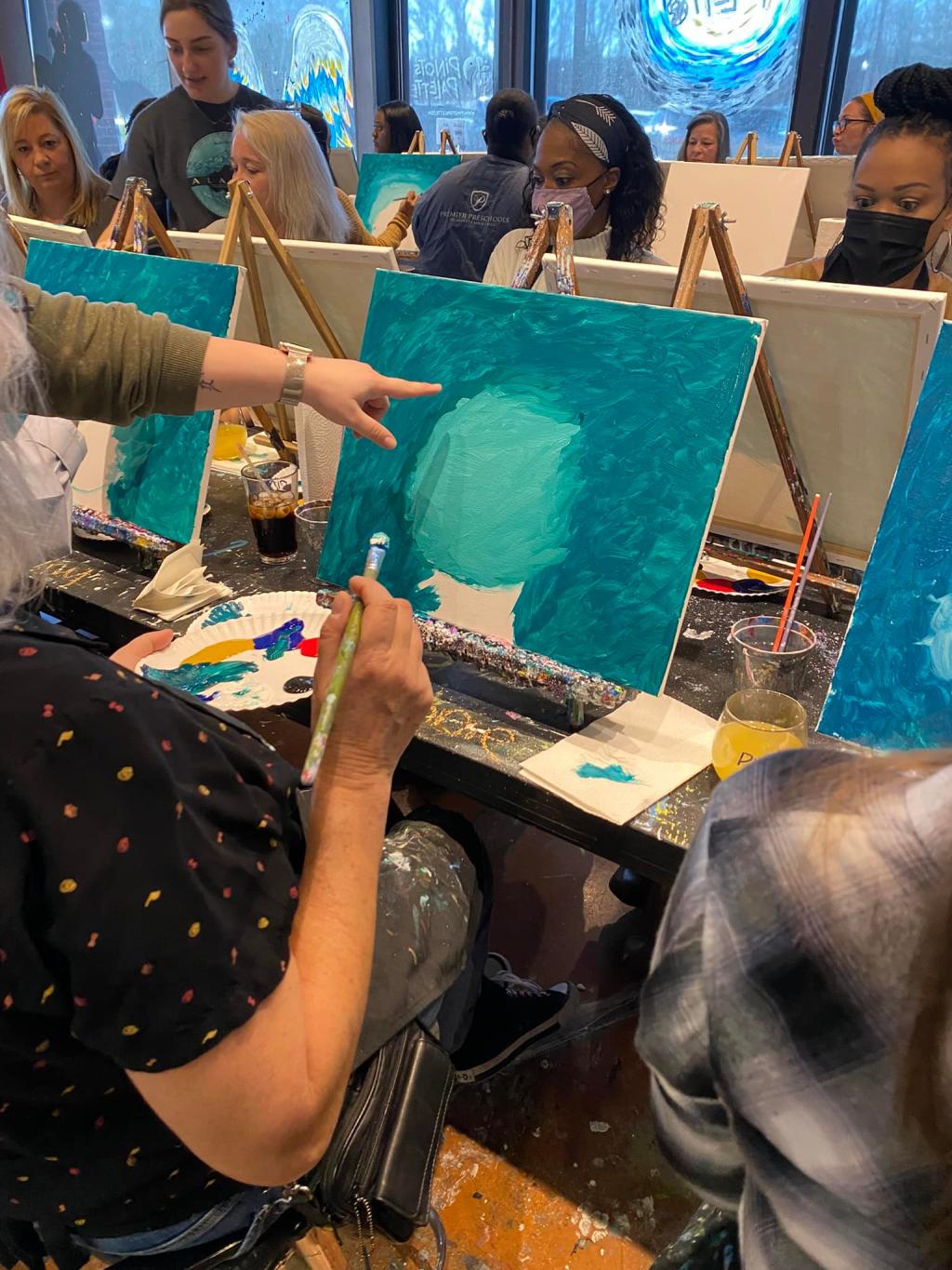 LOH Paint & Sip 6 Jan 2022 Redstone Chapter 4052 Huntsville