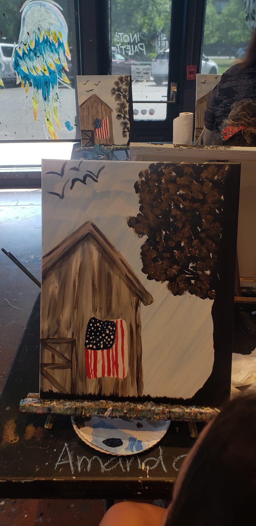 LOH Sip and Paint 3 July 2022 Redstone Chapter 4052 Huntsville