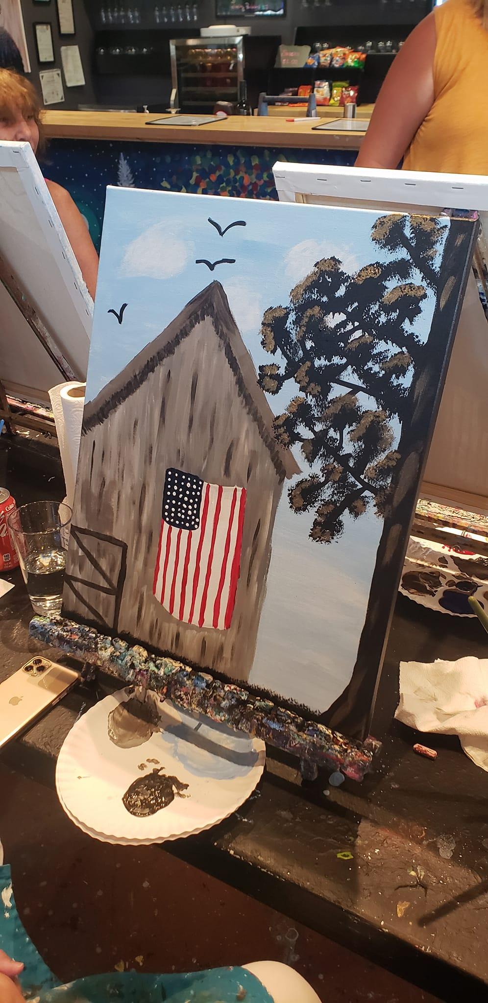 LOH Sip and Paint 3 July 2022 Redstone Chapter 4052 Huntsville