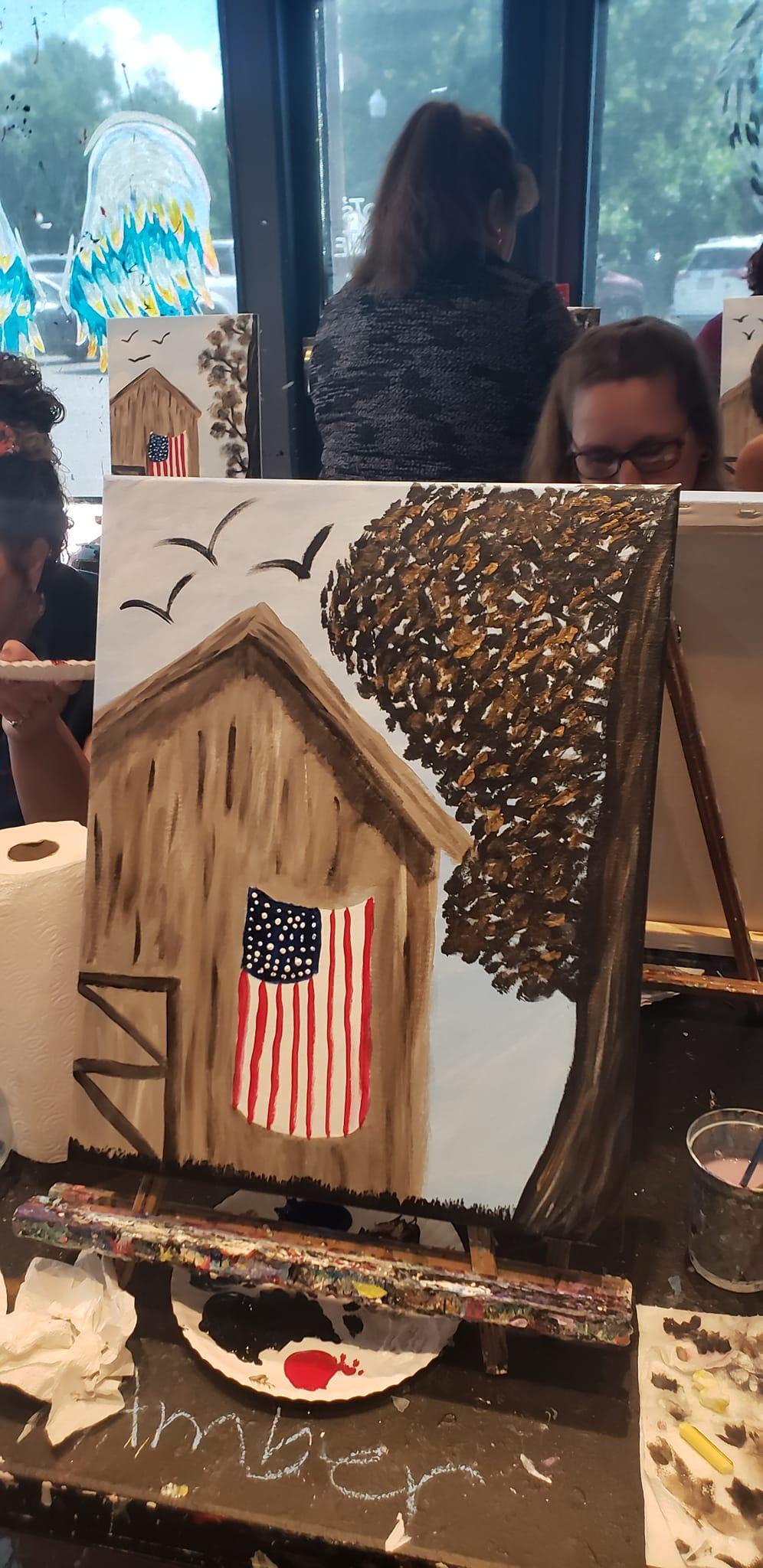 LOH Sip and Paint 3 July 2022 Redstone Chapter 4052 Huntsville