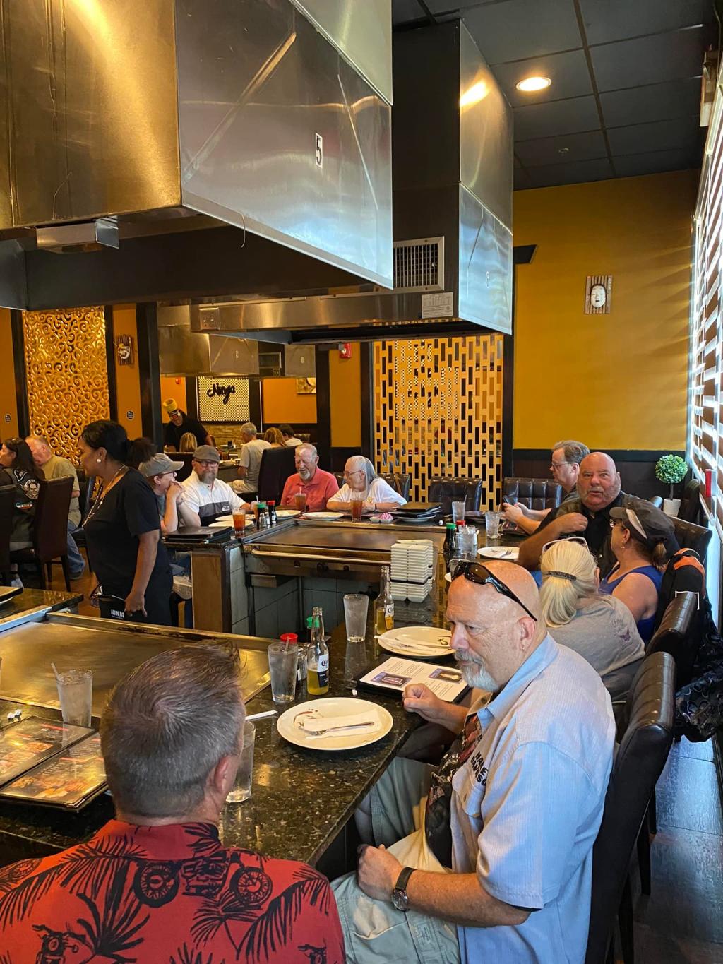 Meet and Greet Ninja Steakhouse 12 July 2022 Redstone Chapter 4052