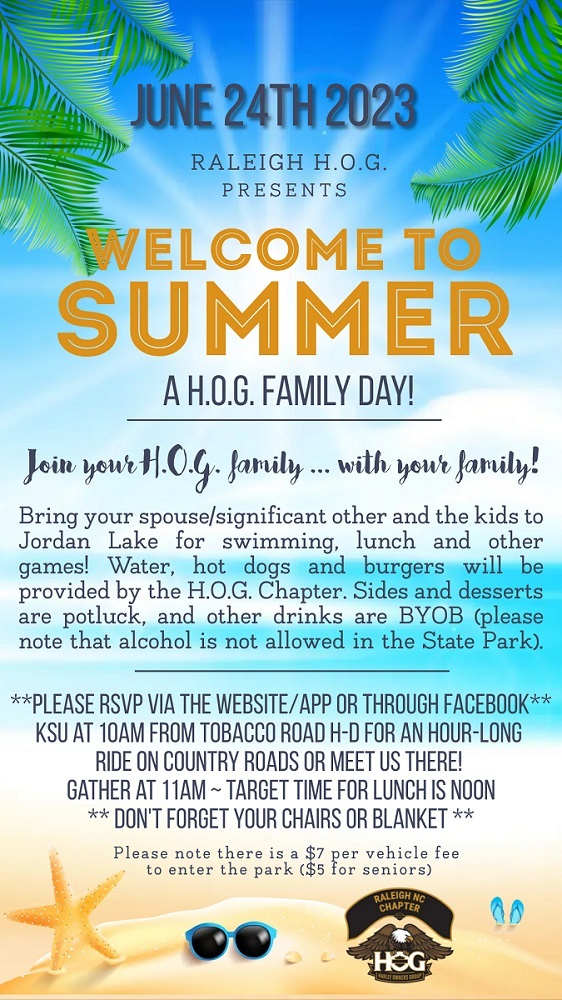 **POSTPONED** Welcome Summer - A HOG Family Day | Raleigh NC Chapter ...